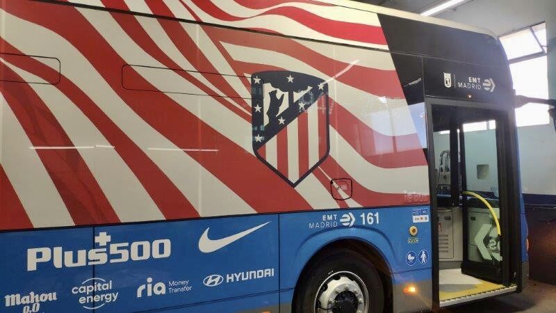 Vinilo autobús Atlético de Madrid
